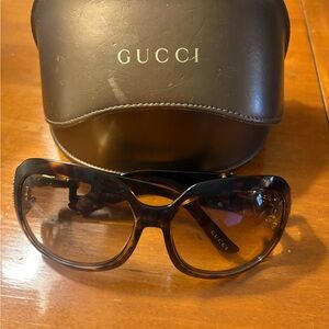 Vintage Gucci Tortoiseshell Sunglasses